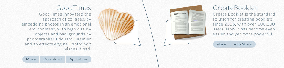 Boutons segmentés sur la page d'accueil de TheKeptPromise