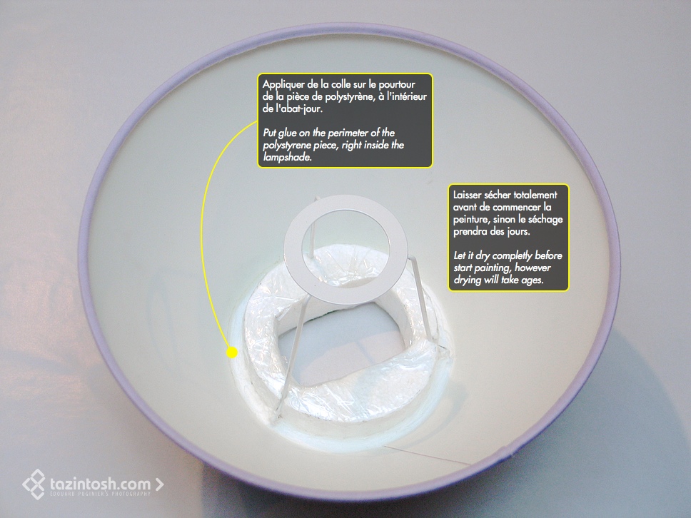 Support flash: vue intérieure