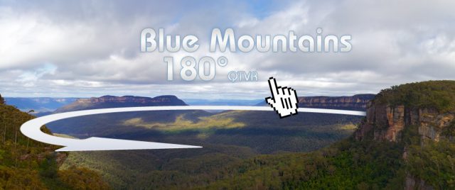 Panoramique QTVR 180&deg; dans les Blue Mountains