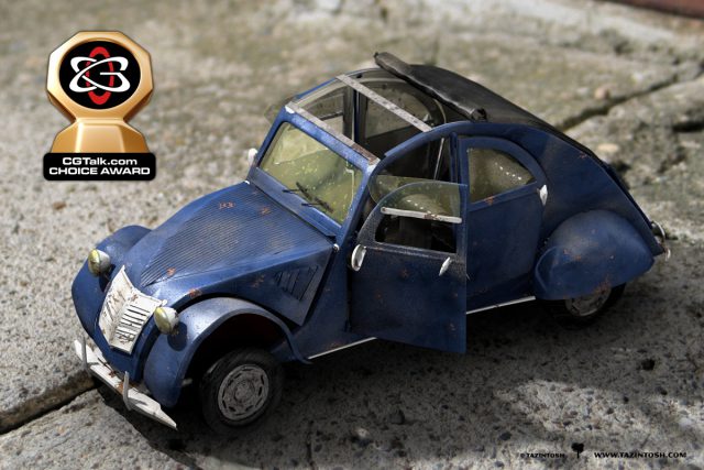 CGTalk Choice Award - Petite voiture de m&eacute;tal