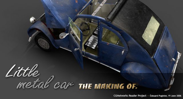 Petite voiture de m&eacute;tal - CGTalk Reader Project