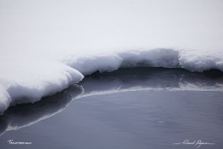 Plong&eacute;e sous glace &agrave; Tignes 
