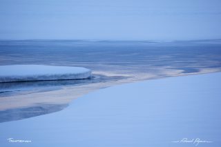 Plong&eacute;e sous glace &agrave; Tignes 