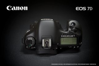 Canon EOS 7D &bull; Vue de dessus 