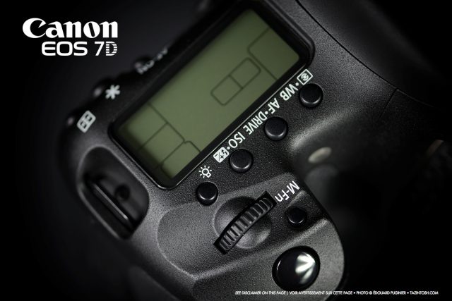 Canon EOS 7D &bull; &Eacute;cran LCD 