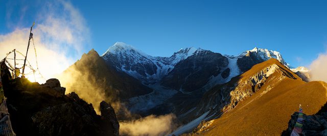 Vue depuis le sommet Kyanjin
