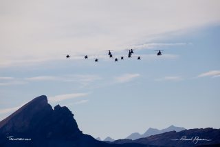 A&eacute;rospatiale SA316B Alouette III - Eurocopter AS332M1 Super Puma - Eurocopter AS532UL Cougar